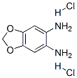 1,2-二氨基-4,5-亚甲基二氧基苯双盐酸盐结构式_38608-07-0结构式