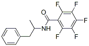N-(1-甲基-2-苯基乙基)-2,3,4,5,6-五氟苯甲酰胺结构式_38771-48-1结构式
