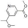 5-(1-甲氧基乙基)-3-吡啶羧酸甲酯结构式_38940-66-8结构式