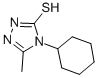 4-Cyclohexyl-5-methyl-4h-1,2,4-triazole-3-thiolStructure,38942-56-2Structure 4-Cyclohexyl-5-methyl-4h-1,2,4-triazole-3-thiol Structure,38942-56-2Structure