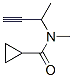 (9ci)-n-甲基-n-(1-甲基-2-丙炔)-环丙烷羧酰胺结构式_39080-03-0结构式