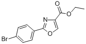乙基 2-(4-溴苯基)-1,3-噁唑-4-羧酸结构式_391248-23-0结构式