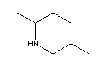 N-仲丁基正丙胺结构式_39190-67-5结构式
