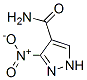 3-硝基-1H-吡唑-4-羧酰胺结构式_39205-91-9结构式