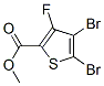 4,5-二溴-3-氟-噻吩羧酸甲酯结构式_395664-58-1结构式