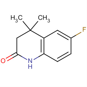 6-氟-4,4-二甲基-3,4-二氢-1H-喹啉-2-酮结构式_395673-46-8结构式