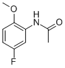 N-(5-氟-2-甲氧基苯基)乙酰胺结构式_397-34-2结构式