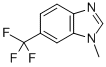 (9ci)-1-甲基-6-(三氟甲基)-1H-苯并咪唑结构式_397869-98-6结构式