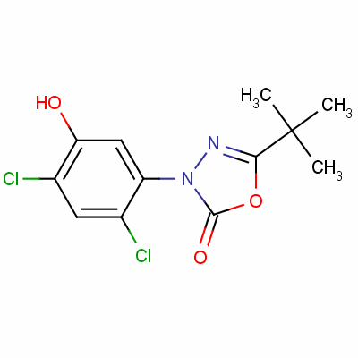 恶草酮-羟基结构式_39807-19-7结构式