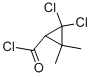 (9ci)-2,2-二氯-3,3-二甲基-环丙烷羰酰氯结构式_39871-98-2结构式