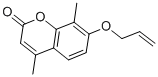 7-Allyloxy-4,8-dimethyl-chromen-2-oneStructure,3993-43-9Structure 7-Allyloxy-4,8-dimethyl-chromen-2-one Structure,3993-43-9Structure