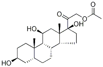 四氢氢化可的松 21-乙酸酯结构式_4004-80-2结构式