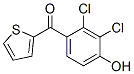 (2,3-二氯-4-氧基苯基)-2-噻吩甲酮结构式_40180-03-8结构式