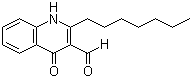 2-庚基-1,4-二氢-4-氧代-3-喹啉羧醛结构式_402718-53-0结构式