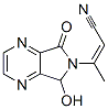 (9ci)-3-(5,7-二氢-5-羟基-7-氧代-6H-吡咯并[3,4-b]吡嗪-6-基)-2-丁烯腈结构式_404340-71-2结构式