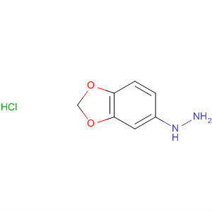 1-(1,3-Benzodioxol-5-yl)hydrazine hydrochloride Structure