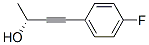 (2r)-(9ci)-4-(4-氟苯基)-3-丁炔-2-醇结构式_405065-71-6结构式