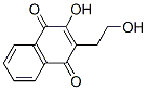 (9ci)-2-羟基-3-(2-羟基乙基)-1,4-萘二酮结构式_406164-70-3结构式