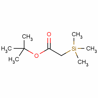 三甲基硅烷基乙酸叔丁酯结构式_41108-81-0结构式