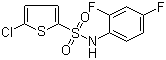 5-氯-n-(2,4-二氟苯基)噻吩-2-磺酰胺结构式_411207-61-9结构式