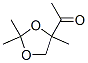 (9ci)-1-(2,2,4-三甲基-1,3-二氧杂烷-4-基)-乙酮结构式_41167-50-4结构式