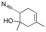 (9ci)-6-羟基-4,6-二甲基-3-环己烯-1-甲腈结构式_412021-40-0结构式