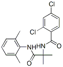 (9ci)-2,4-二氯-n-[2-[(2,6-二甲基苯基)氨基]-1,1-二甲基-2-氧代乙基]-苯甲酰胺结构式_412940-25-1结构式