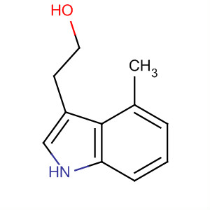 4-甲基-1H-吲哚-3-乙醇结构式_41339-62-2结构式