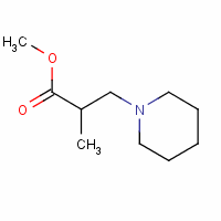 2-甲基-3-(哌啶-1-基)丙酸甲酯结构式_4151-04-6结构式