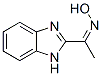 (9ci)-1-(1H-苯并咪唑-2-基)-乙酮肟结构式_41510-18-3结构式