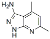 4,6-二甲基-1H-吡唑并[3,4-b]吡啶-3-胺结构式_41601-44-9结构式
