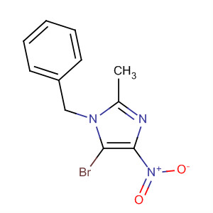 1-苄基-5-溴-2-甲基-4-硝基-1H-咪唑结构式_41604-61-9结构式