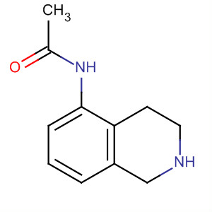 N-(1,2,3,4-四氢-5-异喹啉)乙酰胺结构式_41629-36-1结构式