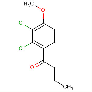 1-(2,3-二氯-4-甲氧基苯基)-1-丁酮结构式_41715-70-2结构式
