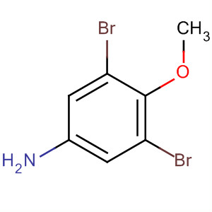 3,5-二溴-4-甲氧基苯胺结构式_41727-70-2结构式