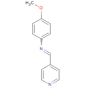 4-甲氧基-n-(吡啶-4-基亚甲基)苯胺结构式_41855-74-7结构式