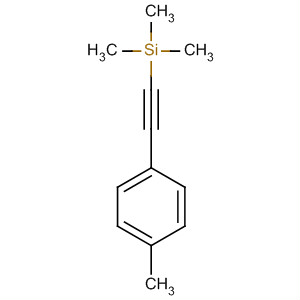 三甲基(对甲苯乙炔)硅烷结构式_4186-14-5结构式