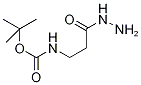 (3-肼基-3-氧代丙基)氨基甲酸叔丁酯结构式_42116-56-3结构式