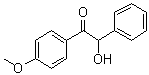 2-羟基-1-(4-甲氧基苯基)-2-苯基-乙酮结构式_4254-17-5结构式