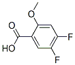 4,5-二氟-2-甲氧基苯甲酸结构式_425702-18-7结构式
