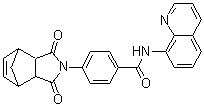 4-(1,3,3A,4,7,7A-六氢-1,3-二氧代-4,7-甲桥-2H-异吲哚-2-基)-N-8-喹啉基苯甲酰胺结构式_430429-02-0结构式 4-(1,3,3A,4,7,7A-六氢-1,3-二氧代-4,7-甲桥-2H-异吲哚-2-基)-N-8-喹啉基苯甲酰胺结构式_430429-02-0结构式