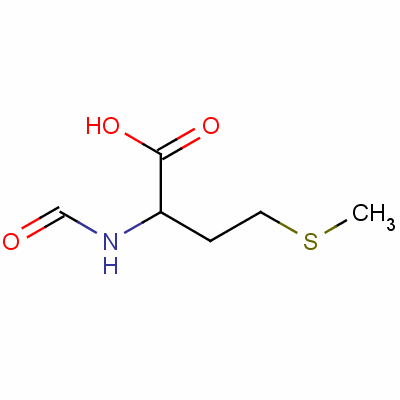 N-甲酰-DL-甲硫氨酸结构式_4309-82-4结构式