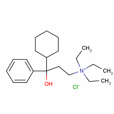 (3-Cyclohexyl-3-hydroxy-3-phenylpropyl)triethylammonium chlorideStructure,4310-35-4Structure (3-Cyclohexyl-3-hydroxy-3-phenylpropyl)triethylammonium chloride Structure,4310-35-4Structure