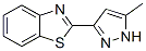 Benzothiazole, 2-(5-methyl-1h-pyrazol-3-yl)-(9ci) Structure,43193-09-5Structure