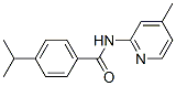 (9ci)-4-(1-甲基乙基)-n-(4-甲基-2-吡啶)-苯甲酰胺结构式_433316-03-1结构式