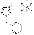 1-苄基-3-甲基咪唑六氟磷酸盐结构式_433337-11-2结构式