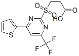 3-(4-噻吩-6-三氟甲基嘧啶-2-磺酰基)-丙酸结构式_436088-50-5结构式