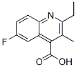 2-乙基-6-氟-3-甲基喹啉-4-羧酸结构式_436096-49-0结构式