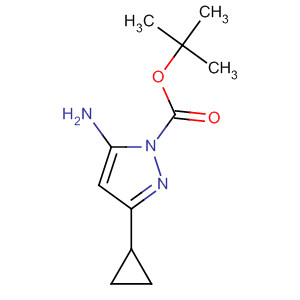 5-氨基-3-环丙基-1H-吡唑-1-羧酸叔丁酯结构式_437982-59-7结构式