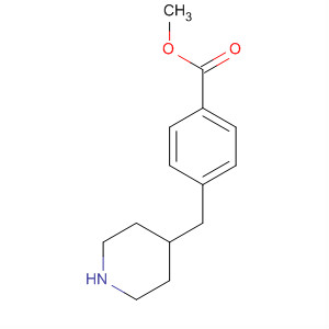 4-((哌啶-4-基)甲基)苯甲酸甲酯结构式_439811-14-0结构式